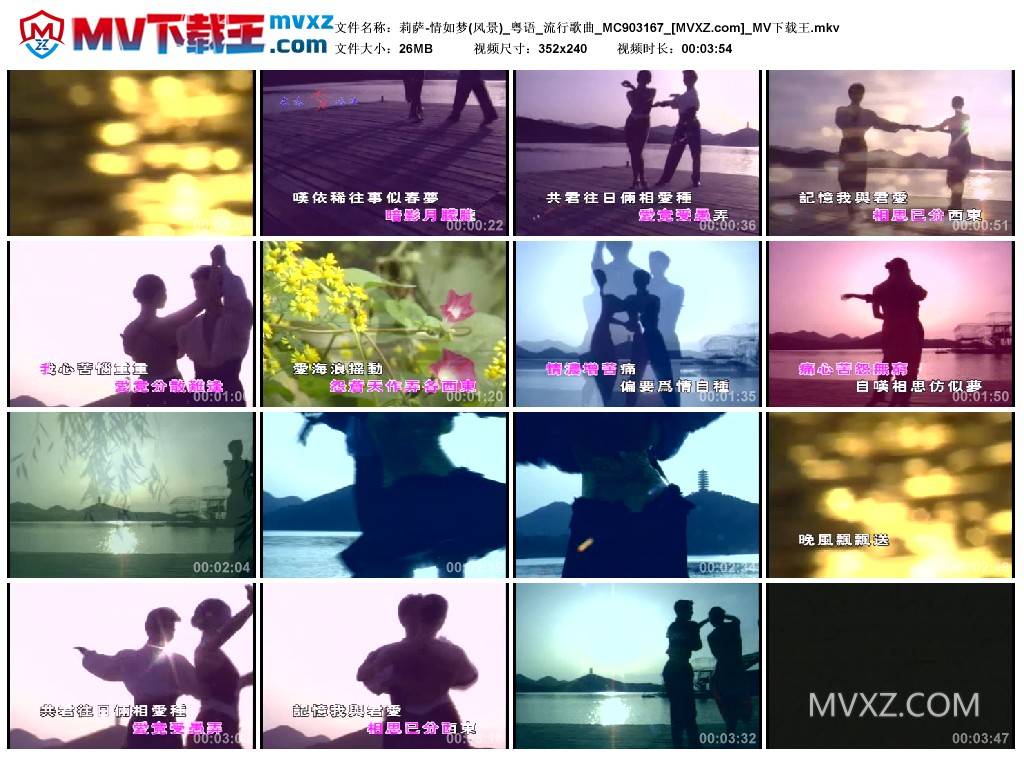 莉萨-情如梦(风景)_粤语_流行歌曲_MC903167